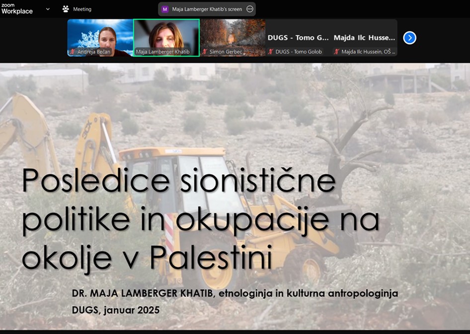 Geografska večernica – gostili smo dr. Majo Lamberger Khatib.